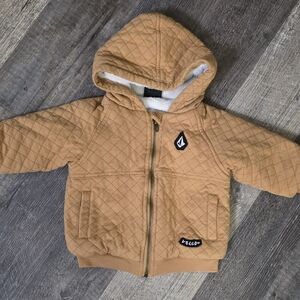 Volcom Quilted Tan Baby Jacket
